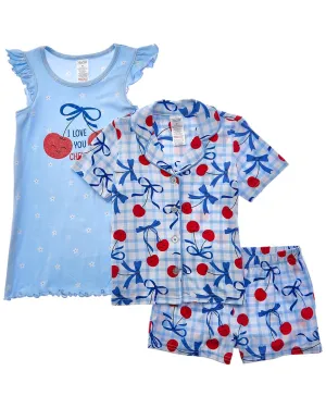 Rene Rofe 3pc Pretty Sweet Pajama Set