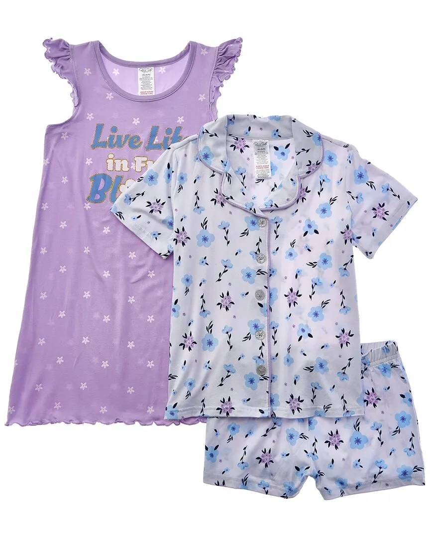 Rene Rofe 3pc Pretty Sweet Pajama Set