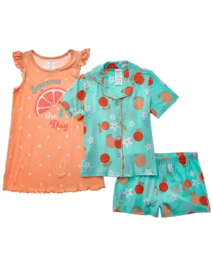 Rene Rofe 3pc Pretty Sweet Pajama Set