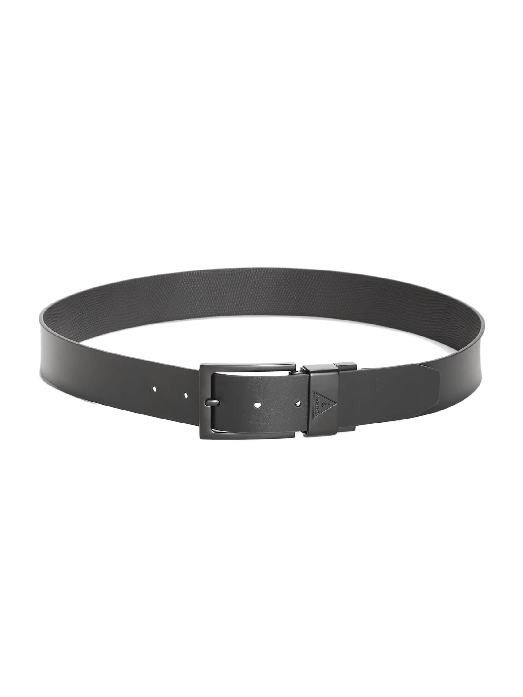 Reversible Snakeskin-Embossed Belt