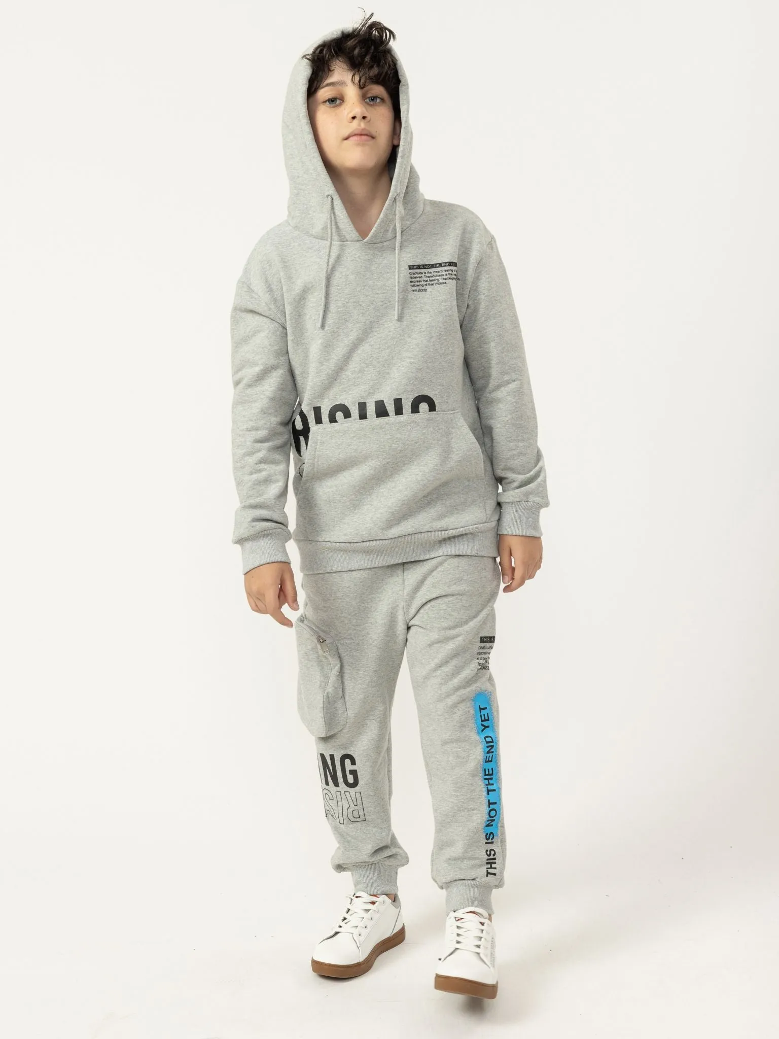 RISING FASHION HOODIE SET TOP