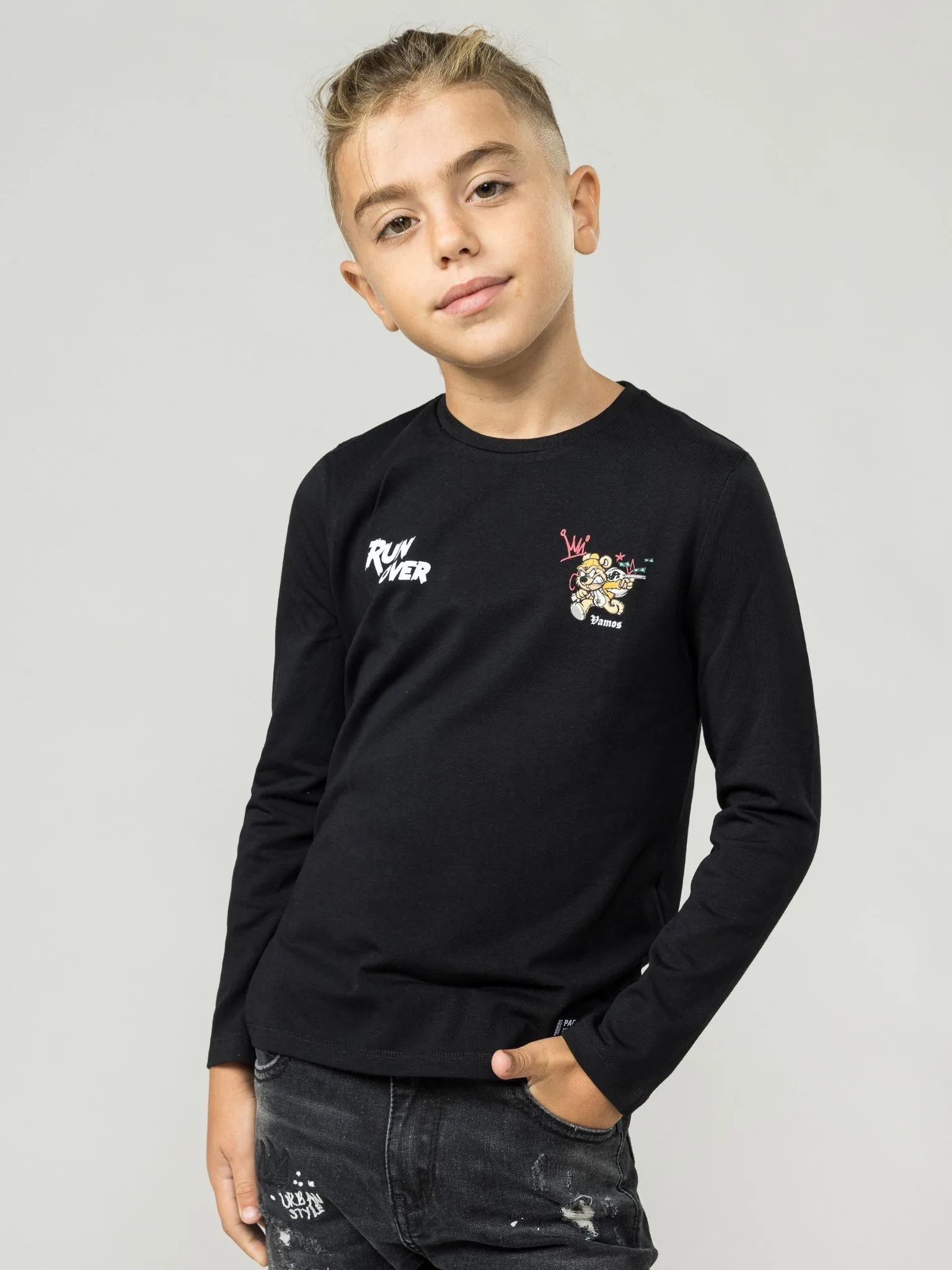 RUN OVER LONG SLEEVE T SHIRT