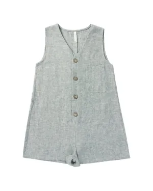 Rylee   Cru Collective Amari Linen-Blend Romper