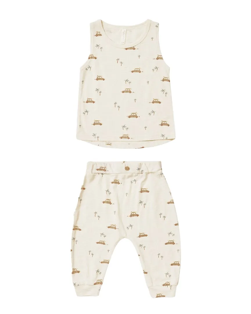 Rylee   Cru Collective Tank & Slouch Pant Set