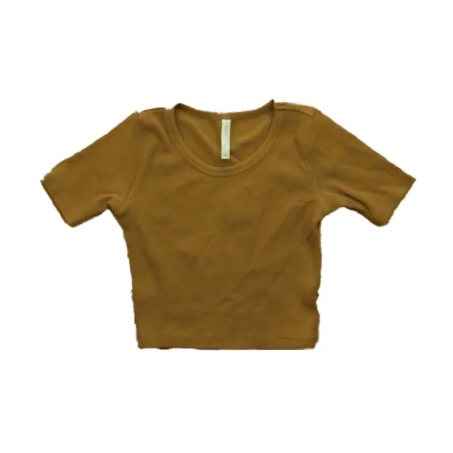 Rylee   Cru Girls Brown Short Sleeve Shirt