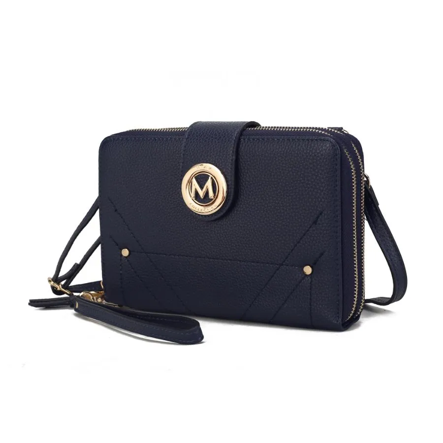 Sage Cell-phone - Wallet Crossbody Bag with Optional Wristlet
