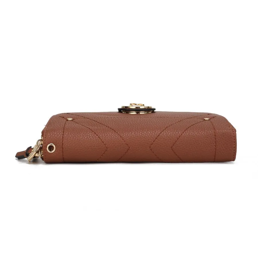 Sage Cell-phone - Wallet Crossbody Bag with Optional Wristlet