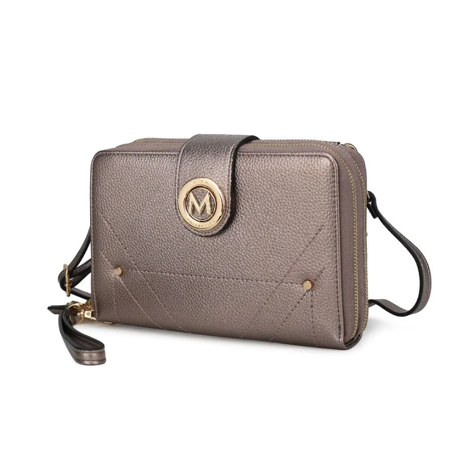 Sage Cell-phone - Wallet Crossbody Bag with Optional Wristlet