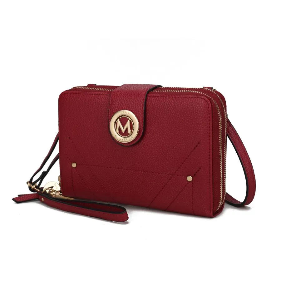 Sage Cell-phone - Wallet Crossbody Bag with Optional Wristlet