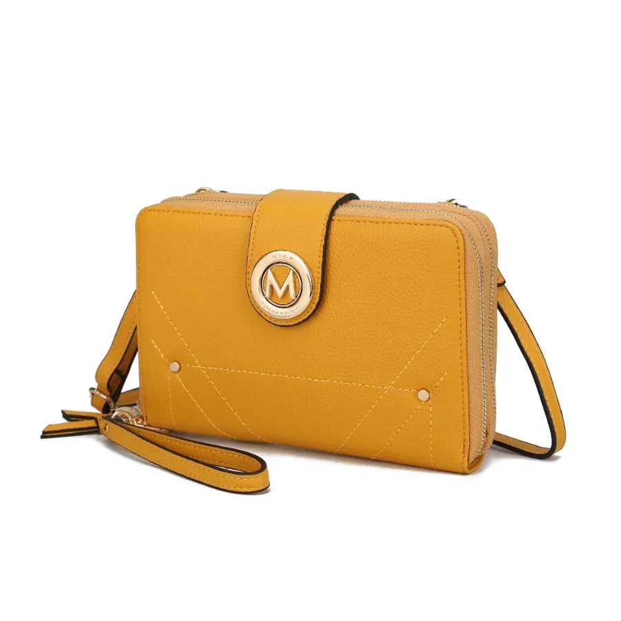 Sage Cell-phone - Wallet Crossbody Bag with Optional Wristlet