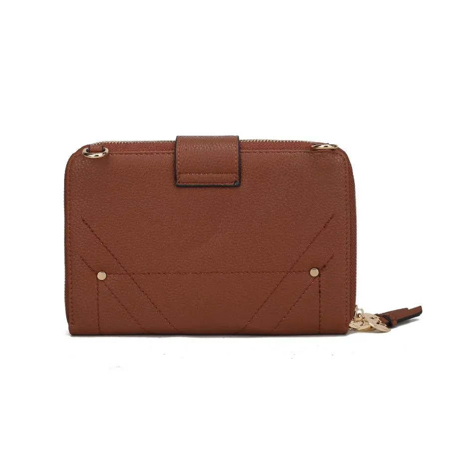 Sage Cell-phone - Wallet Crossbody Bag with Optional Wristlet