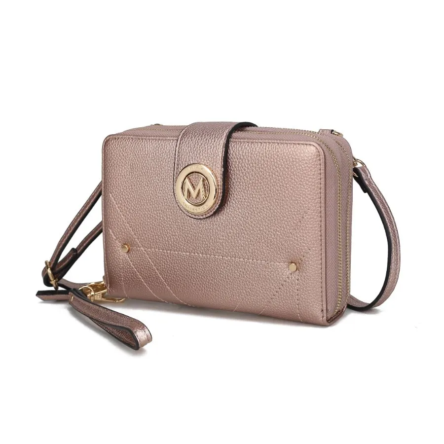 Sage Cell-phone - Wallet Crossbody Bag with Optional Wristlet