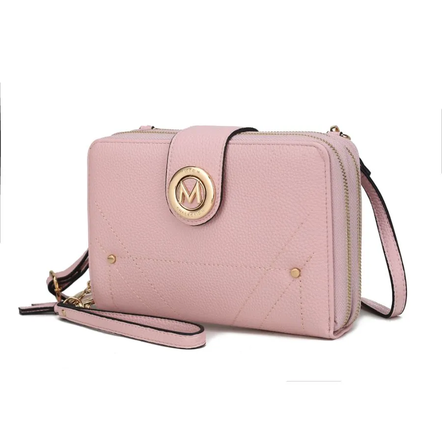 Sage Cell-phone - Wallet Crossbody Bag with Optional Wristlet
