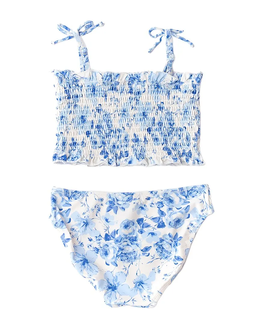 Shade Critters Hibiscus Rose Smocked Bikini