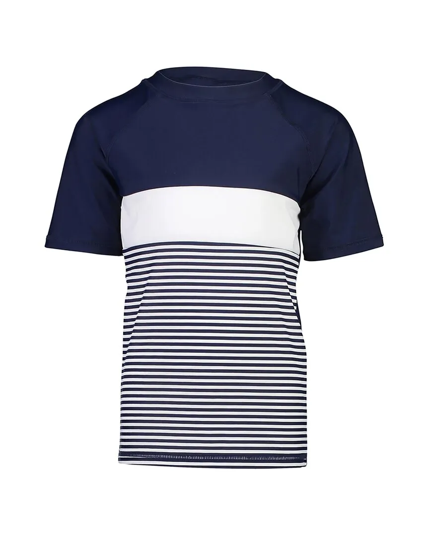 Snapper Rock Stripe Block Rash Top