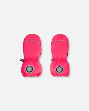 Solid Mittens Fuschia Pink