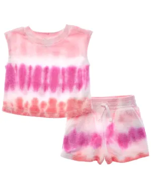 Splendid 2pc Sunset Beach T-Shirt & Short Set
