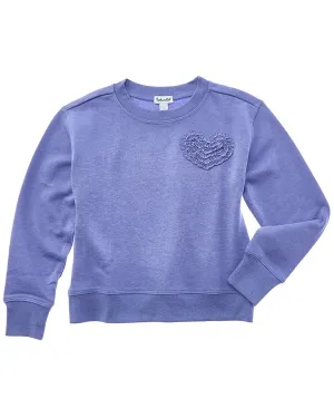 Splendid Ruffle Hearts Sweatshirt