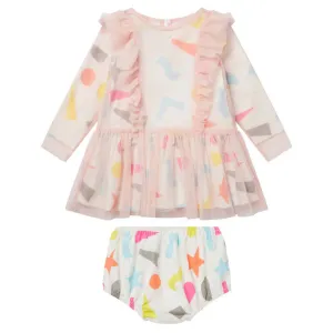 STELLA-STICKER DRESS   BLOOMERS-8R1220-Z0841-546MC-MULTI