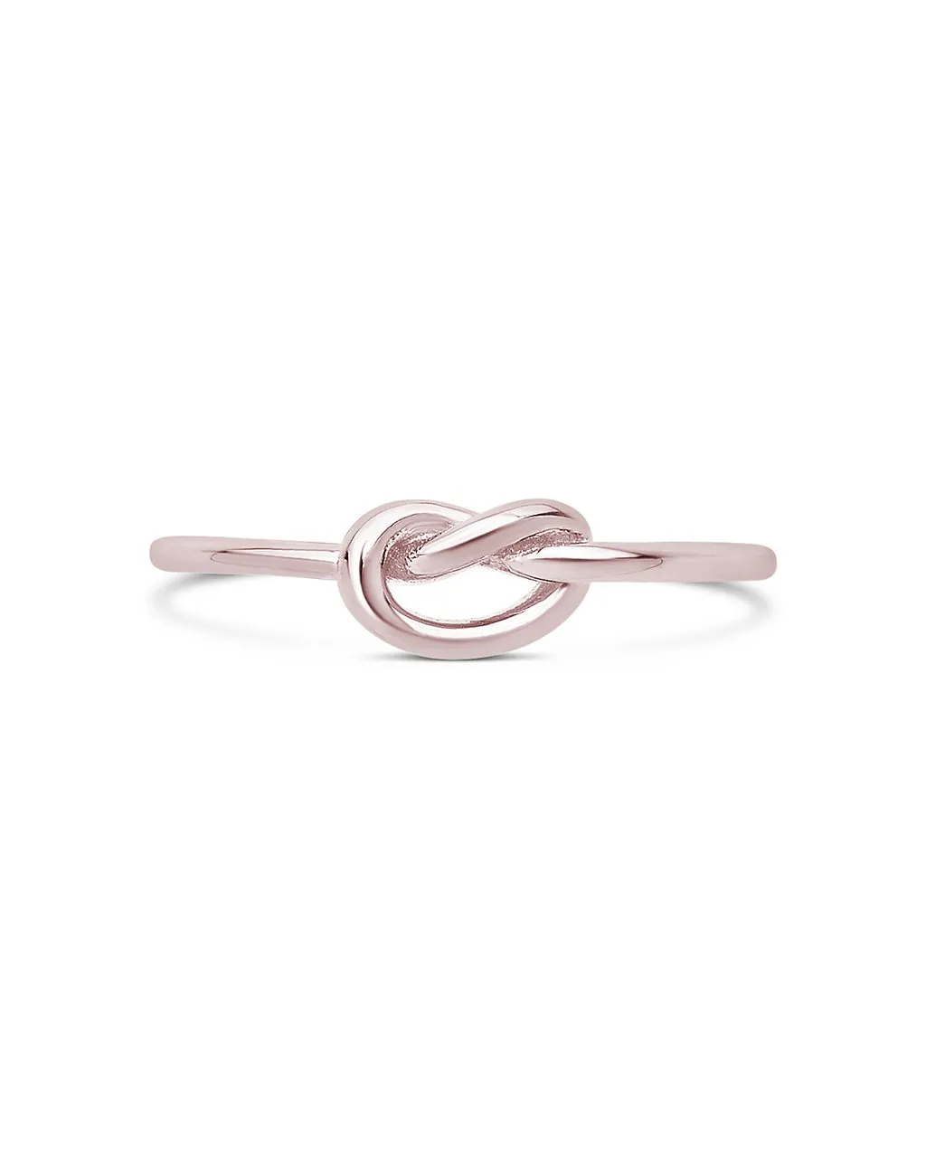 Sterling Silver Thin Love Knot Ring