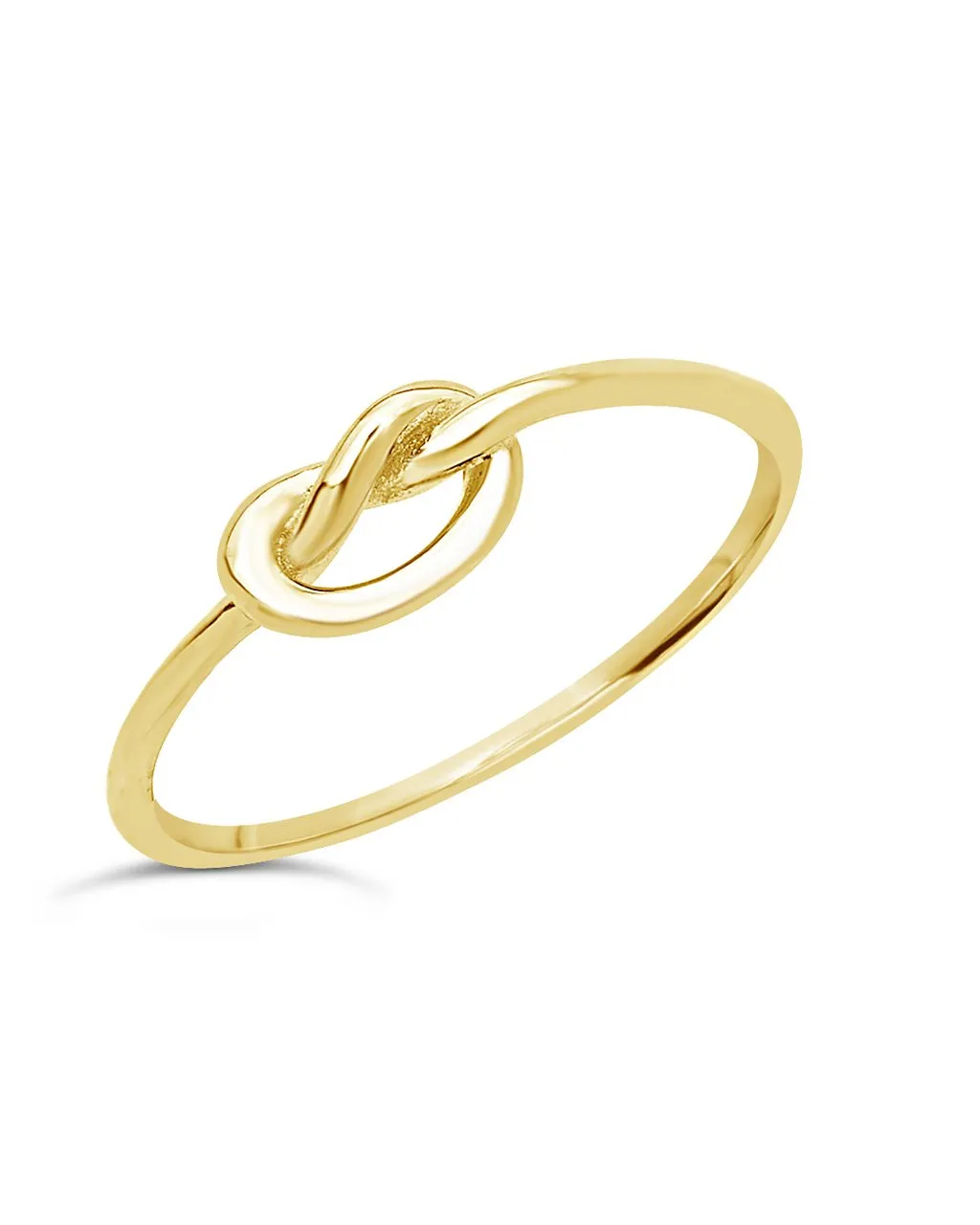 Sterling Silver Thin Love Knot Ring