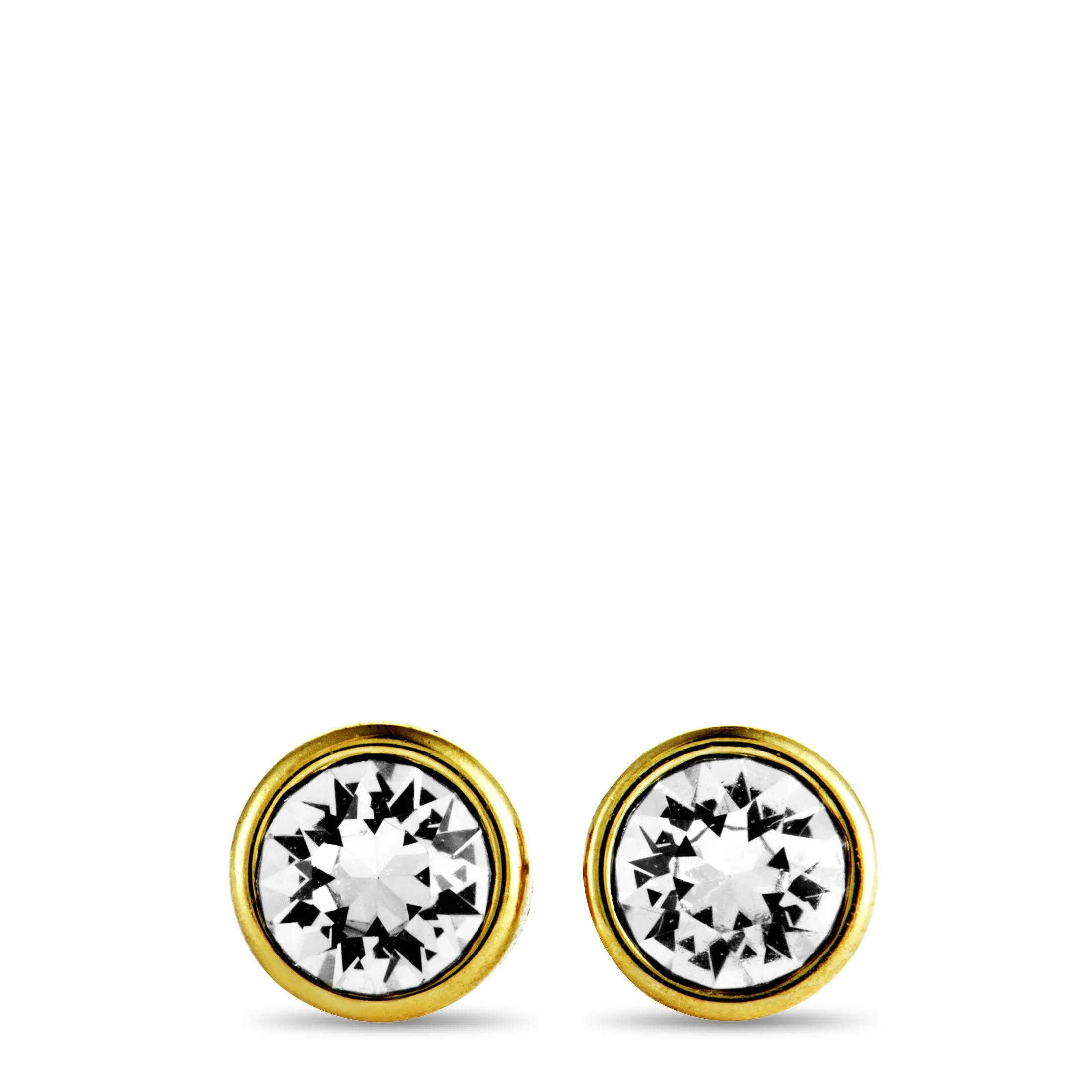 Swarovski Harley Gold-Plated and Crystal Pierced Earrings Set