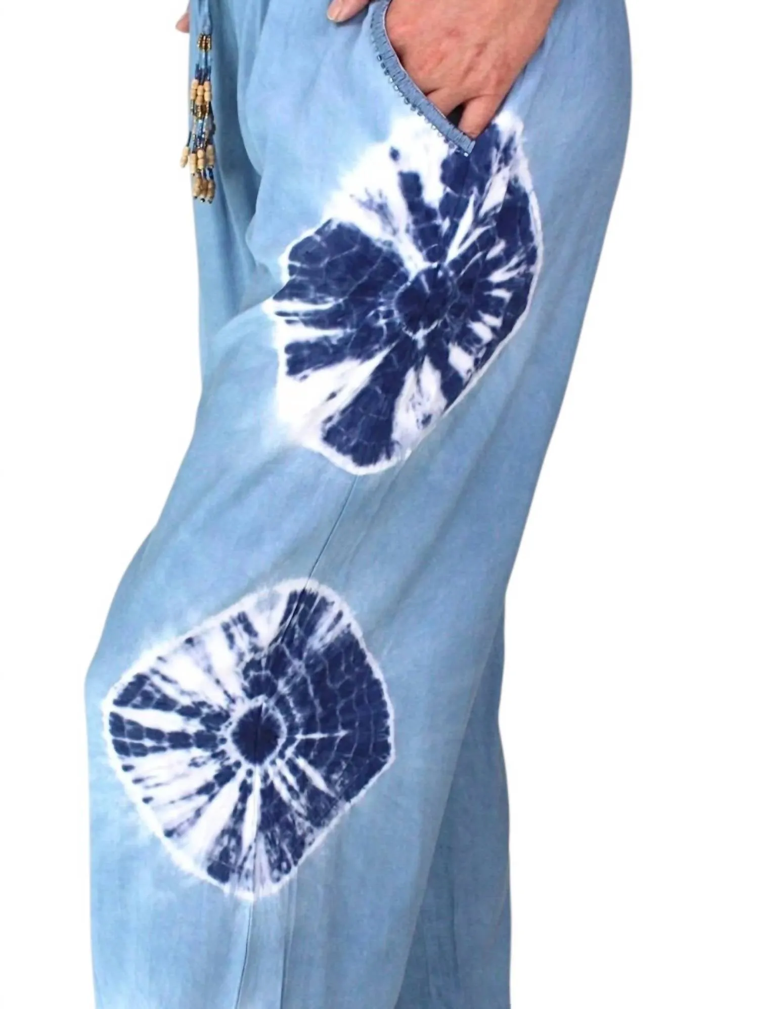 Teen Sunburst Pant In Indigo Blue
