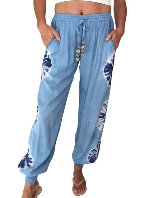 Teen Sunburst Pant In Indigo Blue