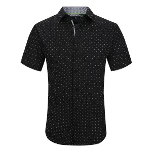 Tom Baine Slim Fit Short Sleeve Performance Stretch Button Down
