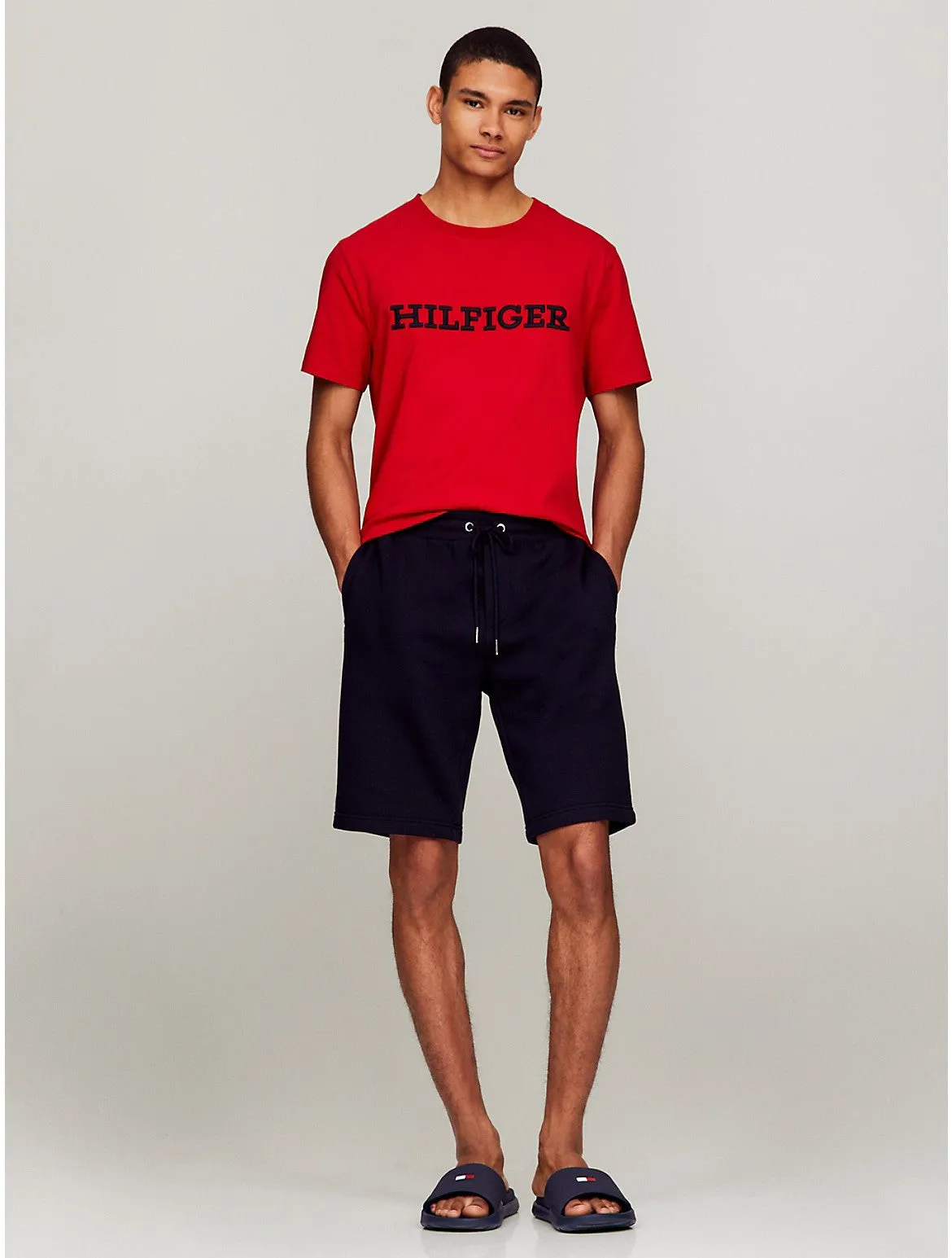Tommy Hilfiger Men's Embroidered Monotype Logo T-Shirt