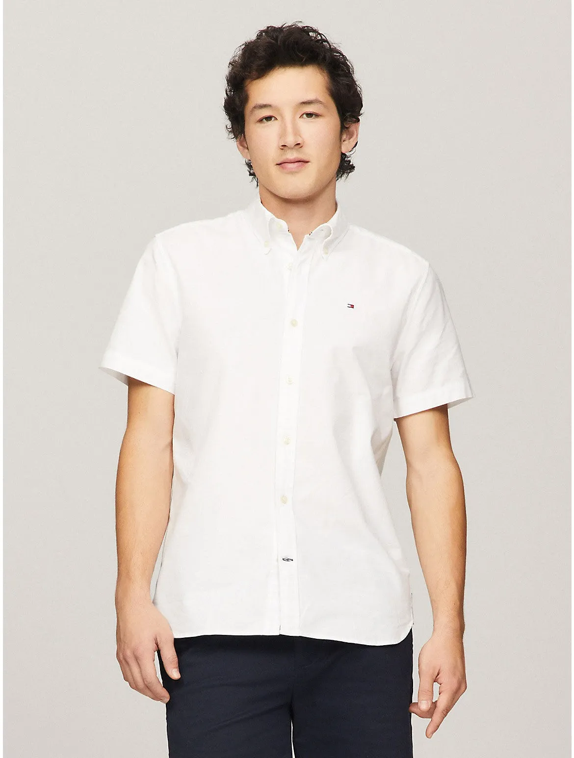 Tommy Hilfiger Men's Regular Fit Stretch Oxford Shirt