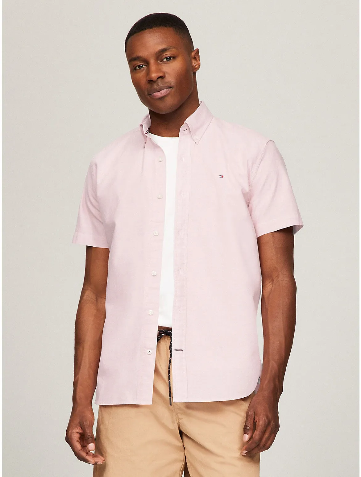 Tommy Hilfiger Men's Regular Fit Stretch Oxford Shirt