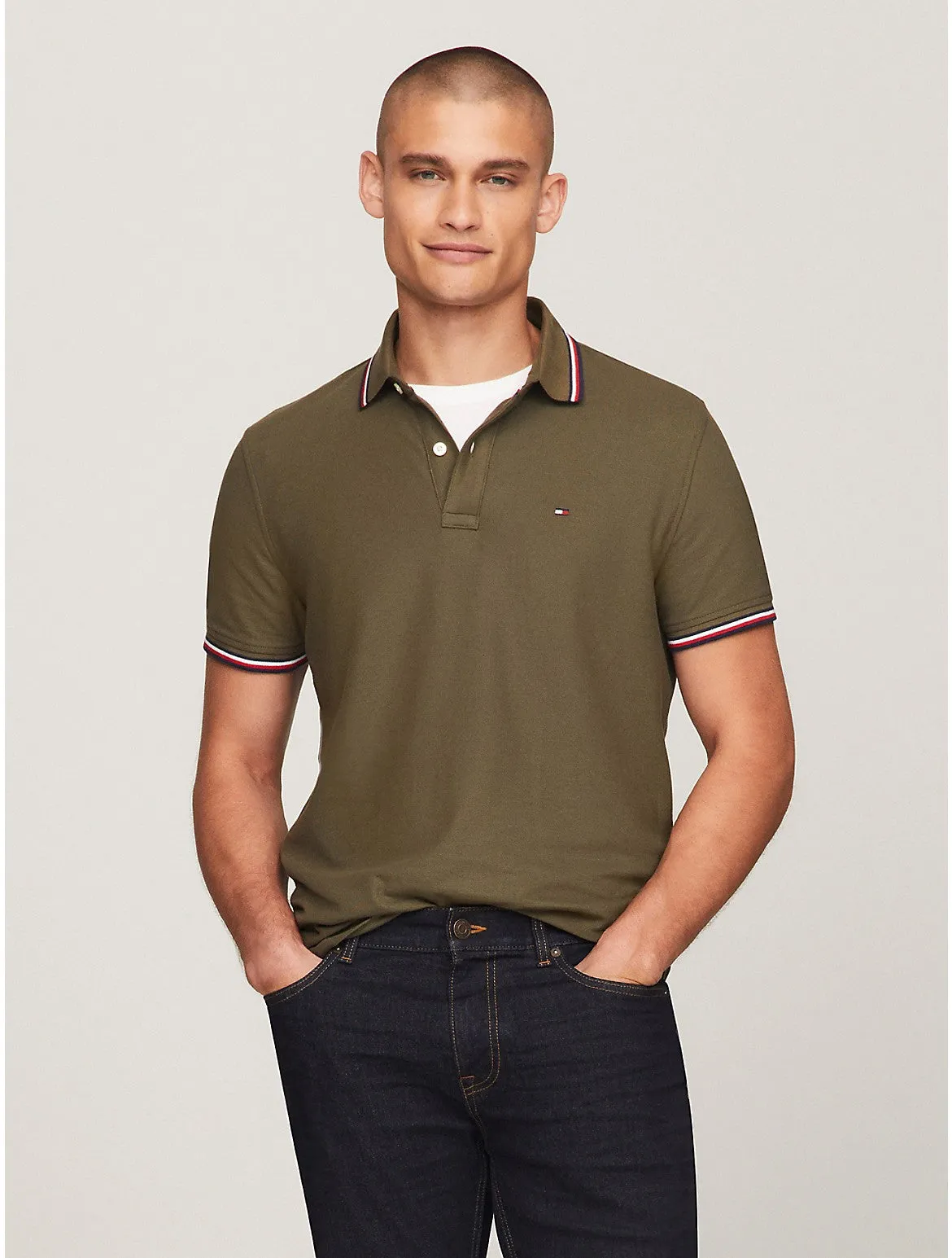 Tommy Hilfiger Men's Regular Fit Tommy Wicking Polo