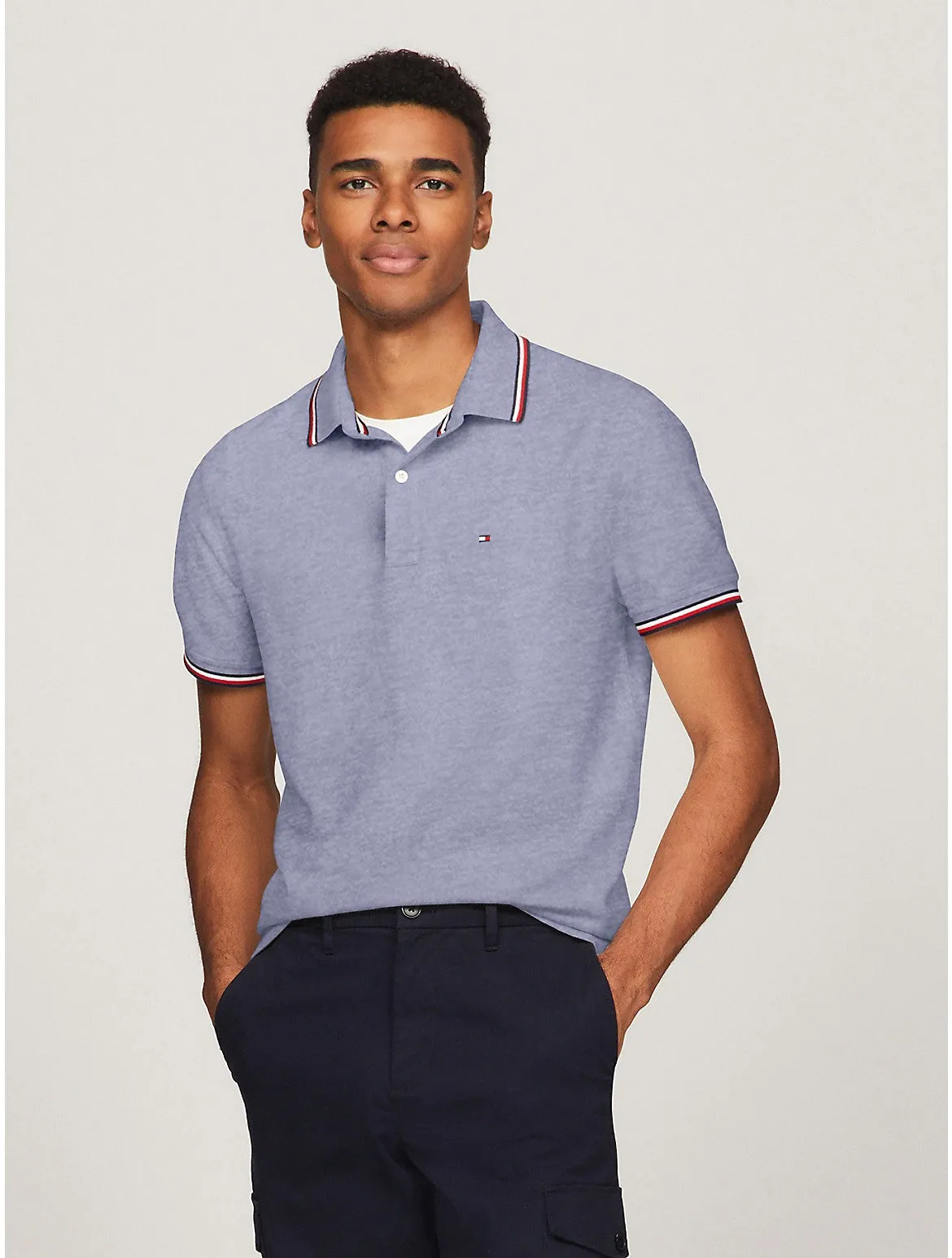 Tommy Hilfiger Men's Regular Fit Tommy Wicking Polo