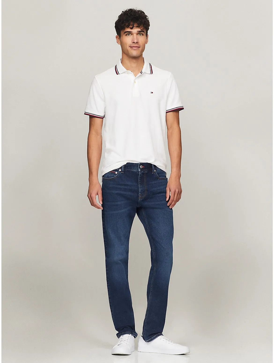 Tommy Hilfiger Men's Slim Fit Dark Wash Jean