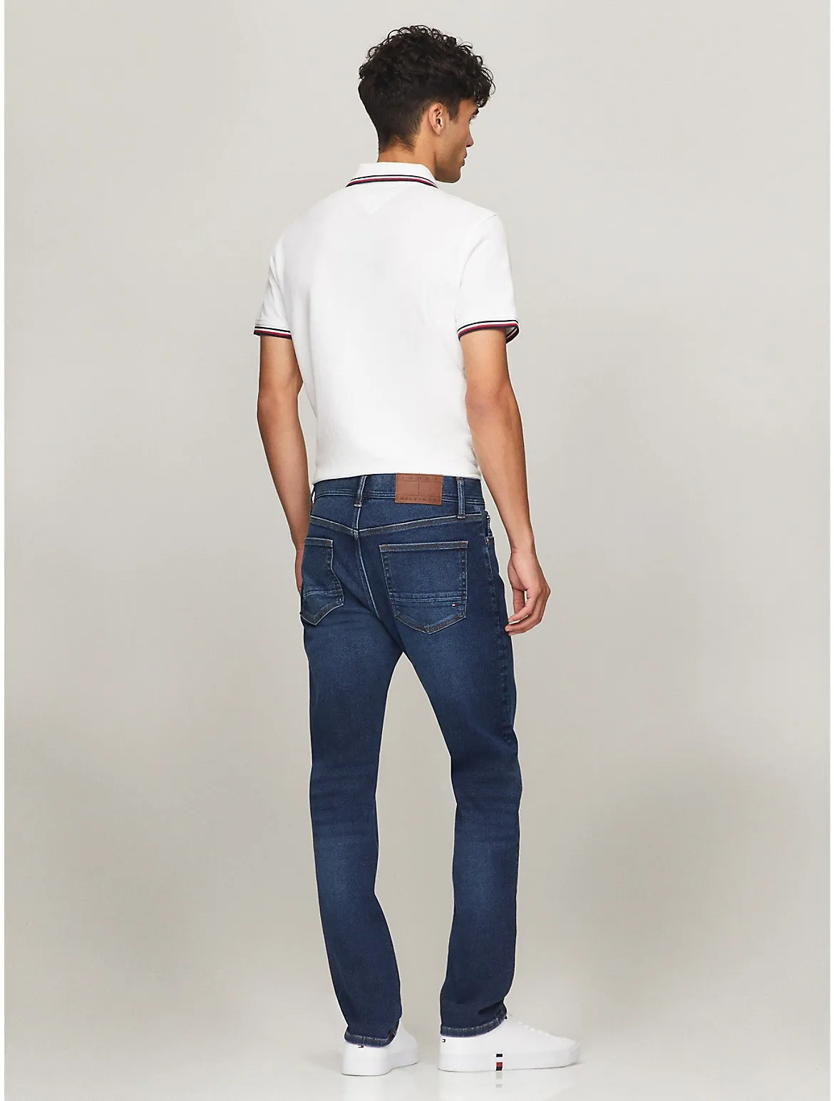 Tommy Hilfiger Men's Slim Fit Dark Wash Jean