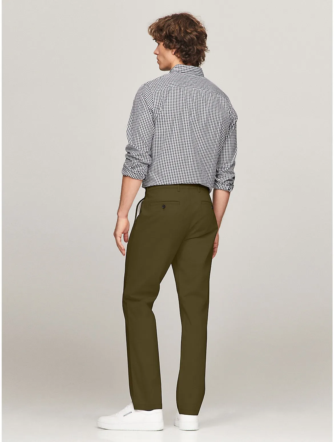 Tommy Hilfiger Men's Straight Fit THFlex Tommy Chino