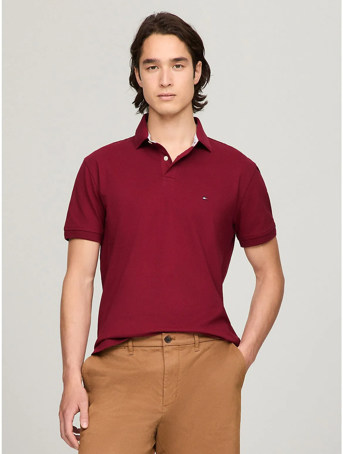 Tommy Hilfiger Men's Stretch Regular Fit Tommy Polo