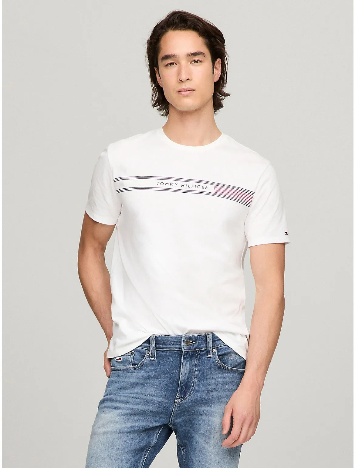 Tommy Hilfiger Men's Tommy Stripe Graphic T-Shirt