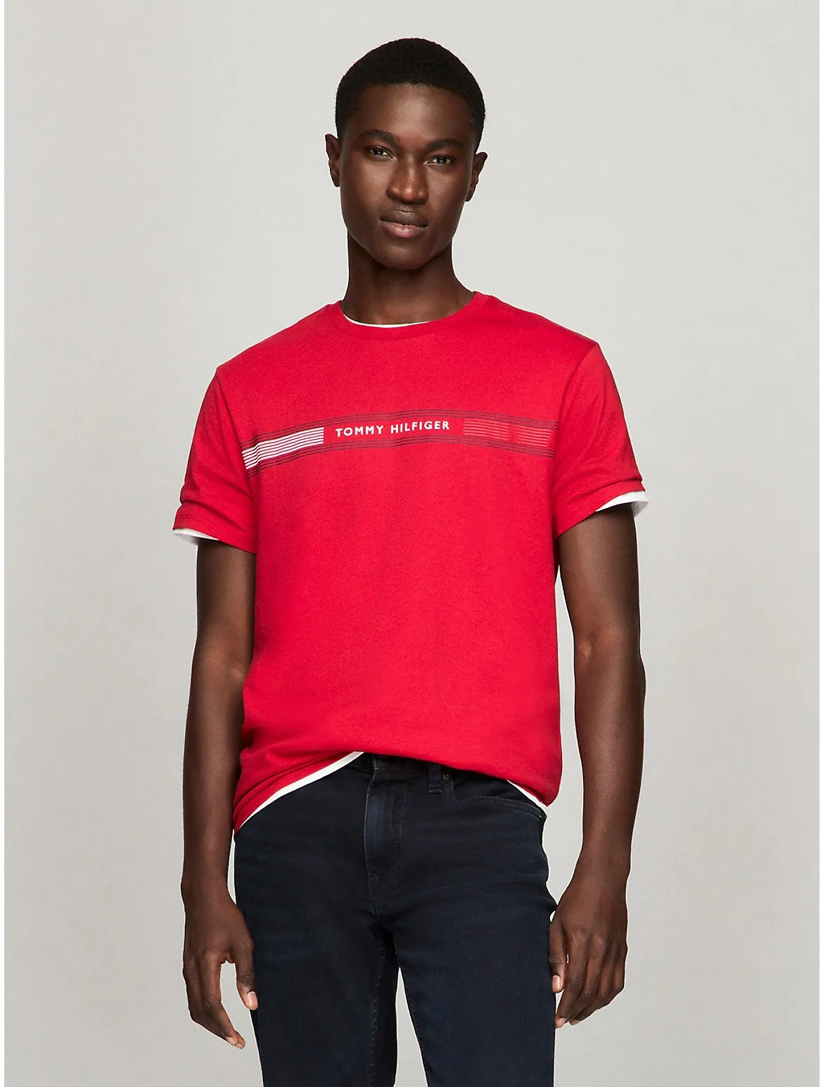 Tommy Hilfiger Men's Tommy Stripe Graphic T-Shirt