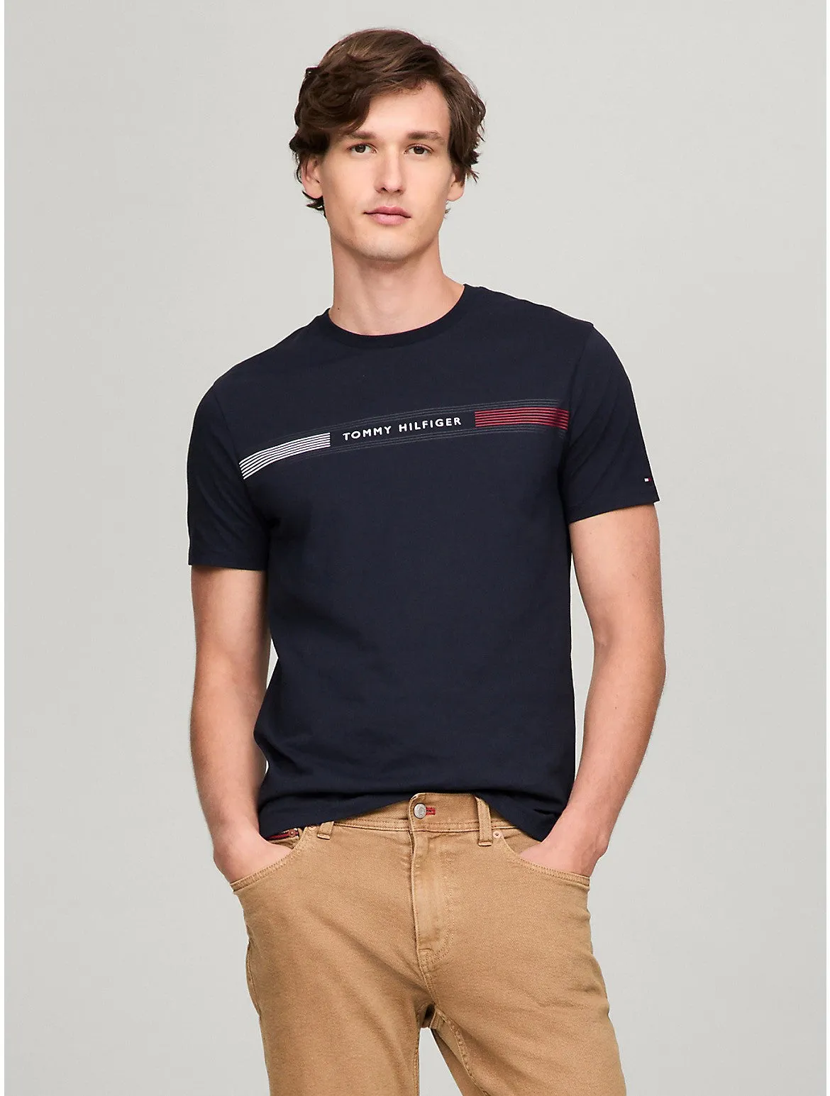 Tommy Hilfiger Men's Tommy Stripe Graphic T-Shirt