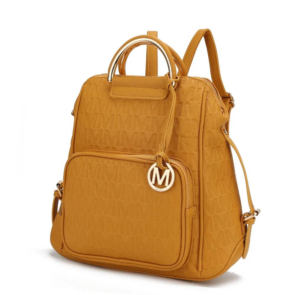 Torra  Milan “M” Signature Trendy Backpack