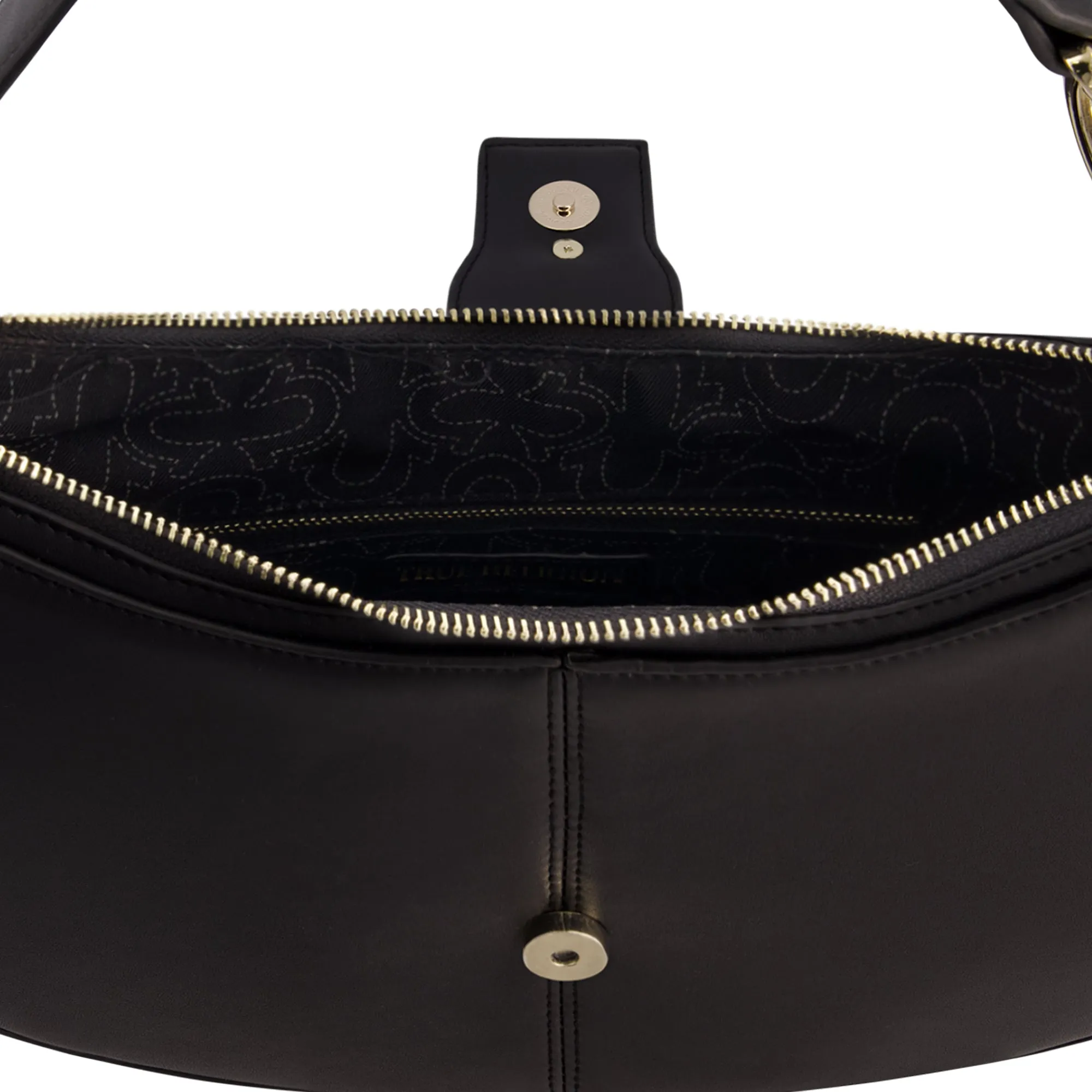 True Religion Horseshoe Strap Crescent Hobo