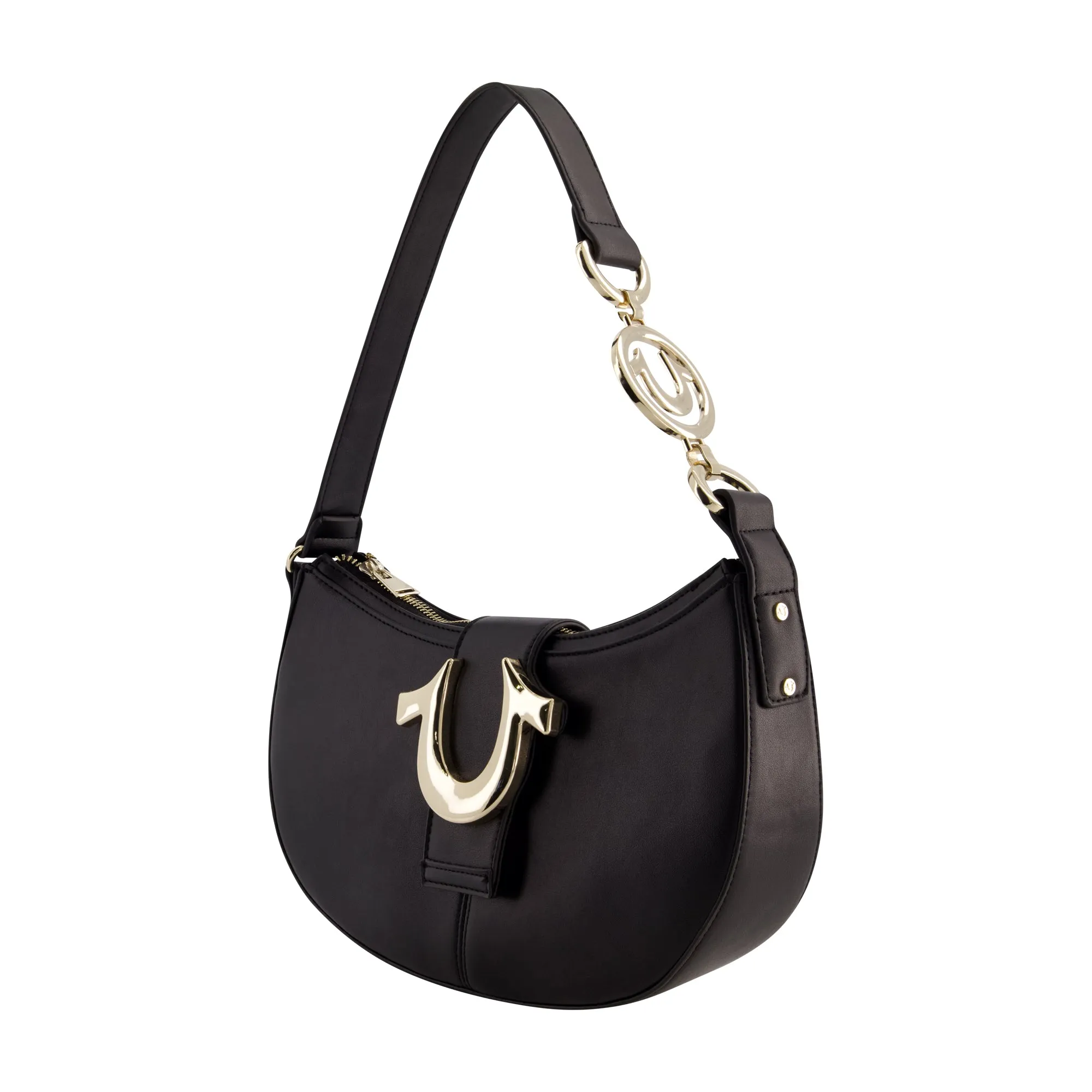 True Religion Horseshoe Strap Crescent Hobo
