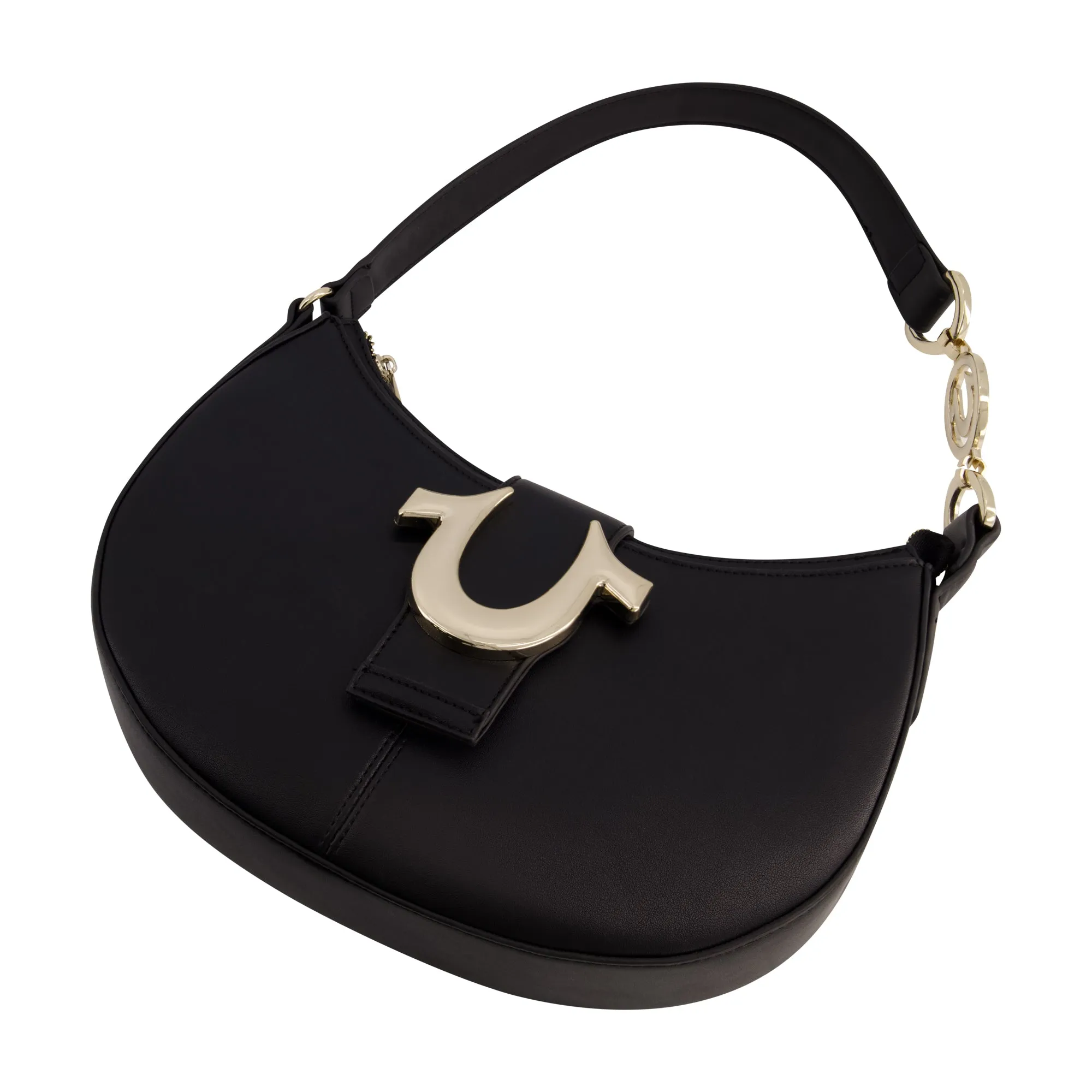 True Religion Horseshoe Strap Crescent Hobo