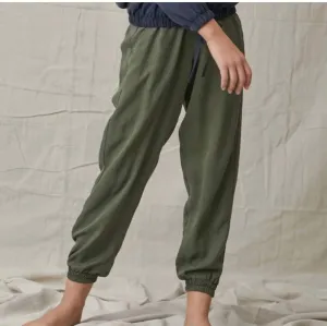 Tween Drapey Soft Jogger In Basil