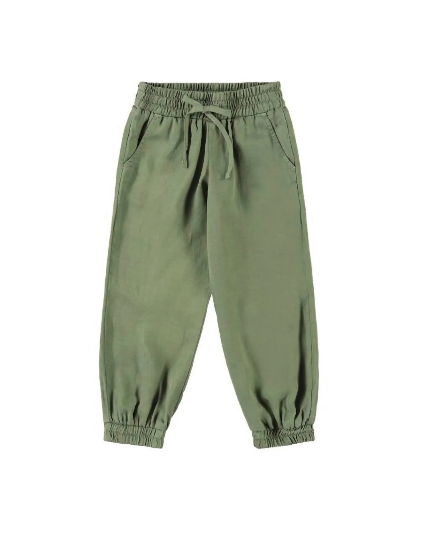 Tween Drapey Soft Jogger In Basil