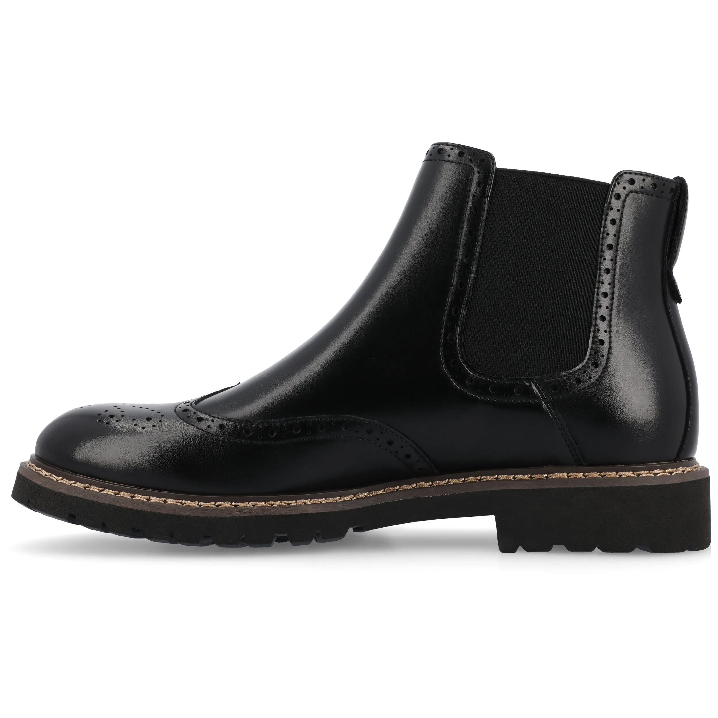 Vance Co. Hogan Wingtip Chelsea Boot