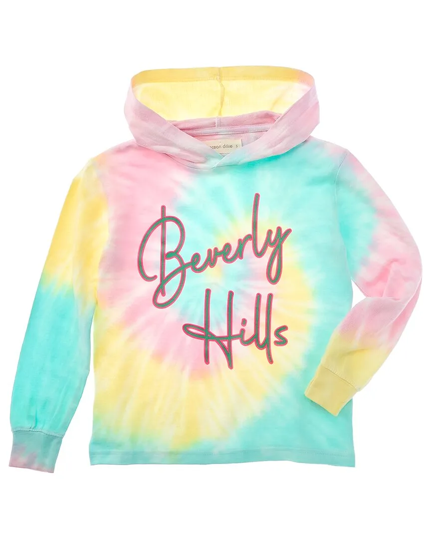 Vintage Havana French Terry Boxy Crop Hoodie