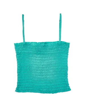 Vintage Havana Smocked Tube Top